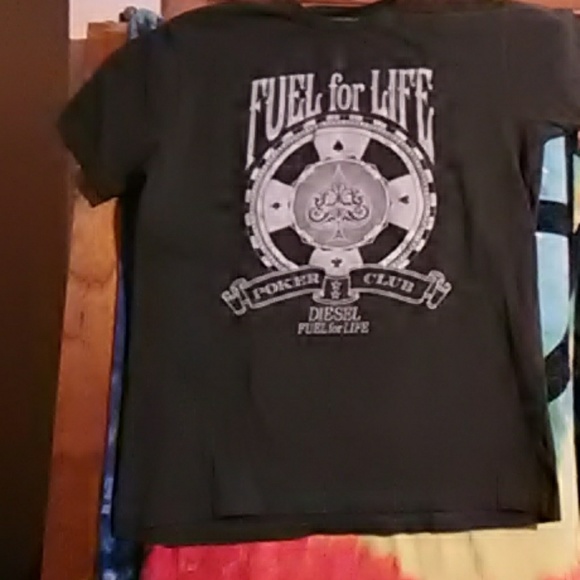 Diesel Fragrance Fuel for Life t-shirt. Dark grey - Picture 2 of 3